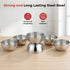 Vinod Stainless Steel Two Tone Bowl Set of 6 Pieces 200 ml Highest Grade Steel Tough and Strong Rust Free and Dishwasher Safe