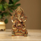 Brass Ganeshji With Base God Idol Statue 16.118Kg