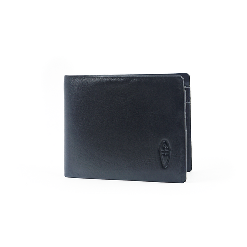 Vhaanfootwear Seamless Elegance RFID Protected Stitchless Premium NAPPA Leather Wallets for Men Black
