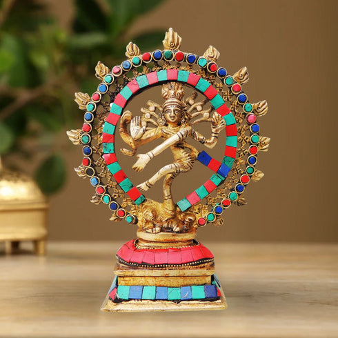 Brass Nataraj Statue 1.04Kg