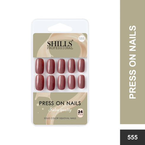 Shills Professional Glossy Solid Color Nails Square(SPN553-SPN578)