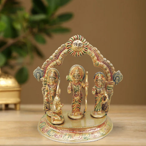 Brass Ram Dharbar Statue 1.645Kg