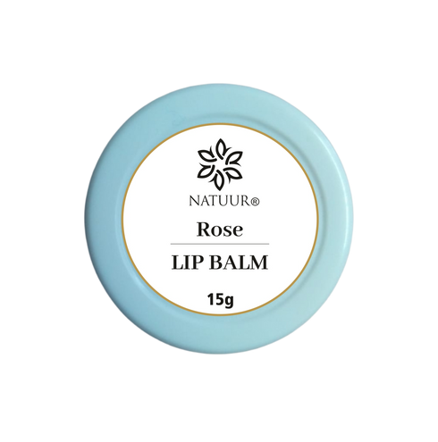 Natuur Natural Rose Lip Balm with Cardamom 15gm