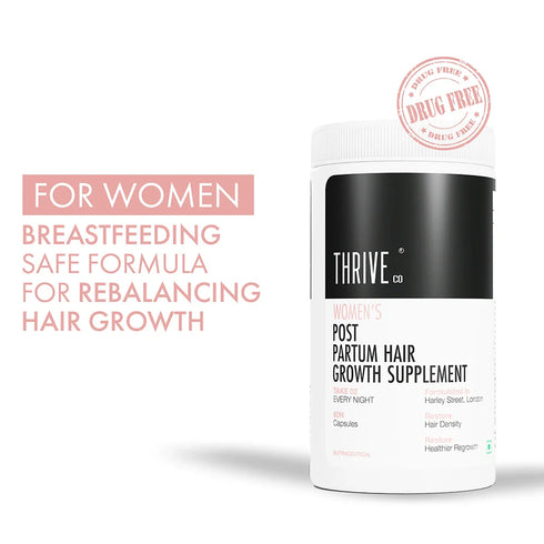 Thriveco Women's Post Partum Hair Growth Supplement 60N Capsules