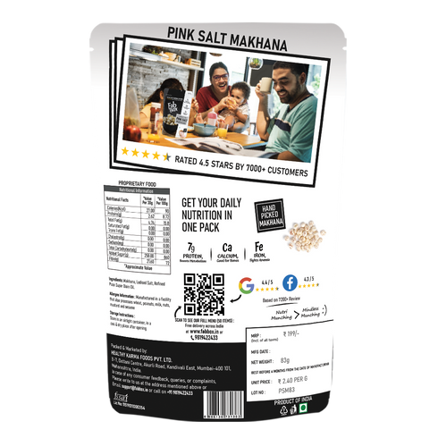 Fabbox Pink Salt Makhanas Himalayan