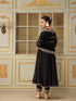 Pomcha Jaipur Saadgi Sunheri Lace Black Anarkali Set