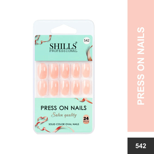 Shills Professional Glossy Solid Color Nails Oval(SPN527-SPN552)