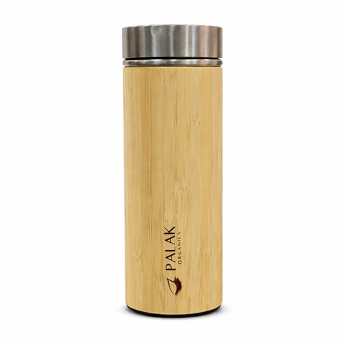 Millet Mania Bamboo Steel Water Bottle