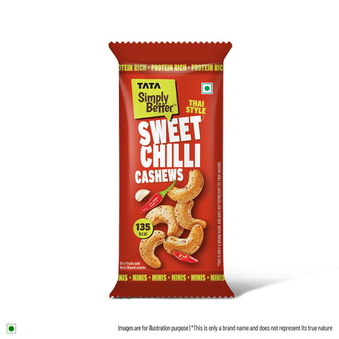 Tata Simply Better Sweet Chilli Flavoured Roasted Cashews