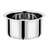 Vinod Stainless Steel Induction Friendly Flat Bottom Tope without Lid 6 Litre with Mirror Finish Strong and Durable Rust Free No 18