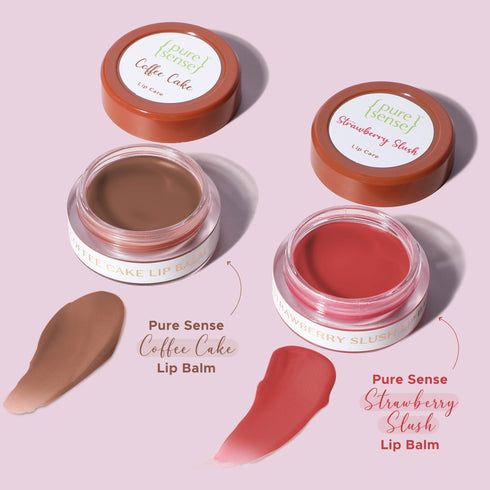 PureSense Strawberry Slush Lip Balm 5ml + Coffee Cake Lip Balm 5ml | From the makers of Parachute Advansed