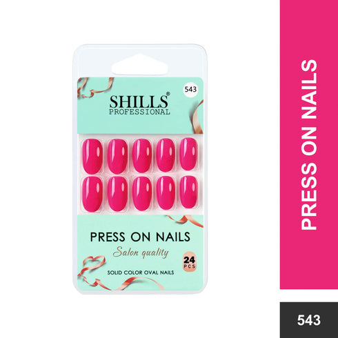 Shills Professional Glossy Solid Color Nails Oval(SPN527-SPN552)