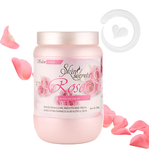 Skin Secrets Rose Massage Cream with Rose Essential Oil
