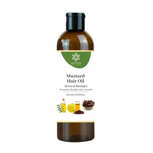 Natuur Mustard hair oil Neem and Ratanjot 200ml