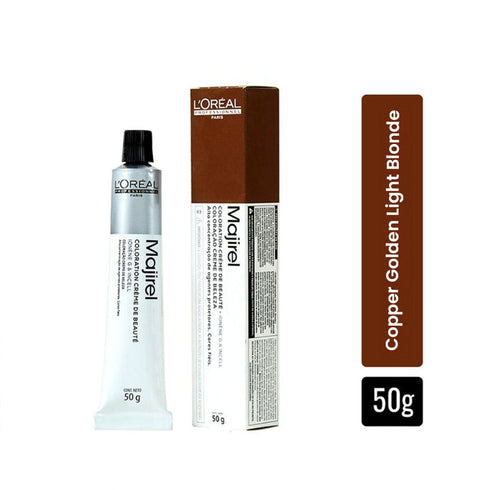 L'Oreal Professionnel Majirel 8.34 Light Blonde With Copper Gold Permanent Hair Colour 50ml
