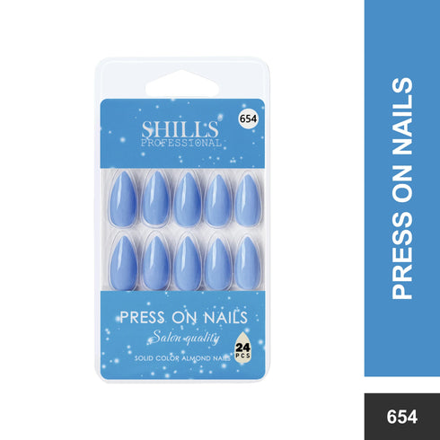 Shills Professional Glossy Solid Color Nails Sharp Almond(SPN631-SPN656)