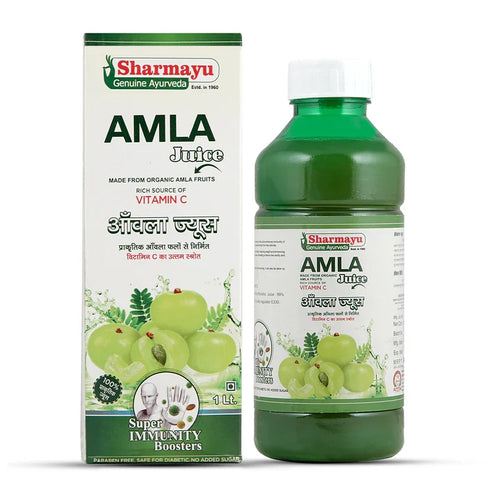 Sharmayu Ayurveda Amla Giloy and Aloe Vera Juice Immunity and Wellness Booster