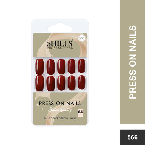 Shills Professional Glossy Solid Color Nails Square(SPN553-SPN578)