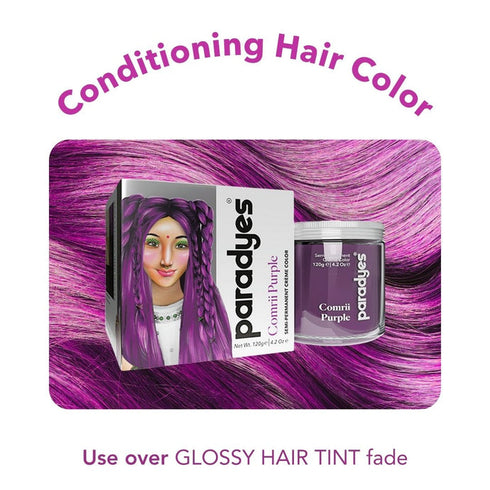 Paradyes Comrii Purple Semi-Permanent Hair Color