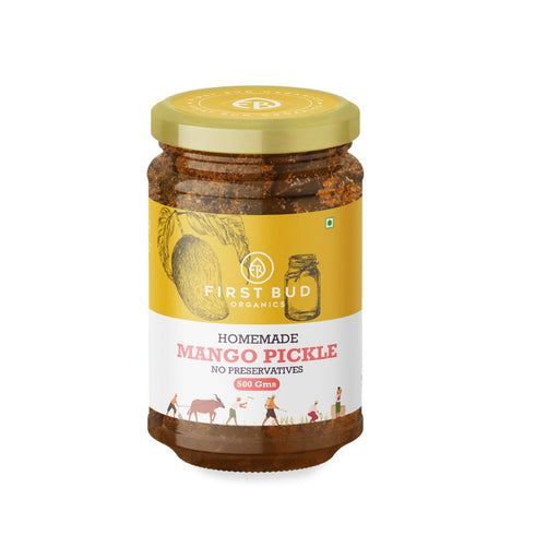 First Bud Organics Home Made Rajasthani Mango Pickle