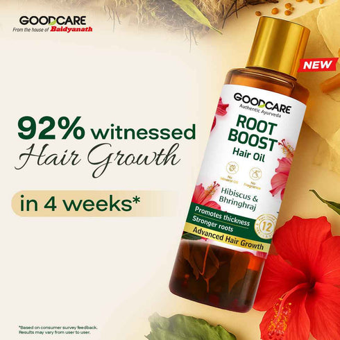 Goodcare Root Boost Hair Oil With Hibiscus & Bhringraj