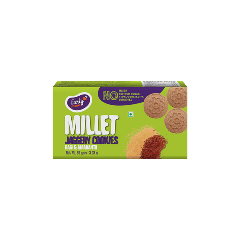 Early Foods Chota Pack Ragi and Amaranth Jaggery Cookies