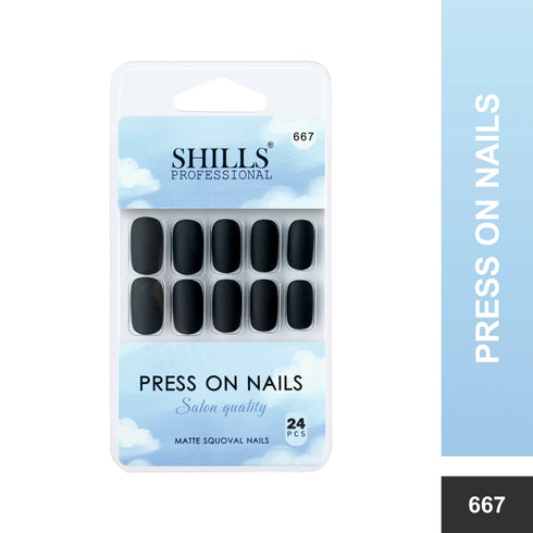Shills Professional Matte Solid Color Nails Square(SPN667-SPN676)
