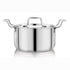 Vinod Doniv Majestic Stainless Steel Sandwich Bottom Sauce Pot With Lid 22 cm 4.5 ltr Induction Friendly