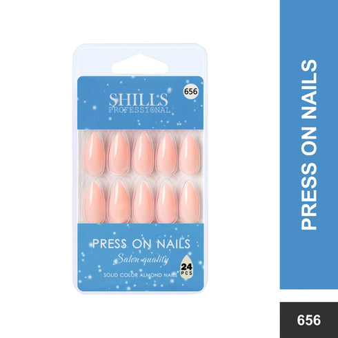 Shills Professional Glossy Solid Color Nails Sharp Almond(SPN631-SPN656)