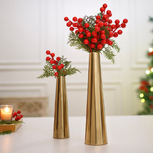 Behoma Modern Vase Set – Gold