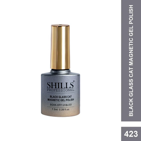 Shills Professional Black Glass Cat Magnetic Gel Polish