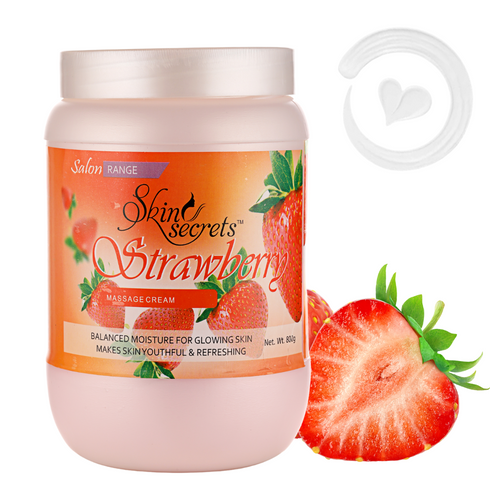 Skin Secrets Strawberry Massage Cream with Strawberry Extract