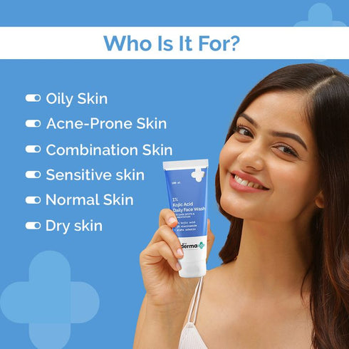 The Derma Co 1% Kojic Acid Face Wash For Dark Spots & Pigmentation