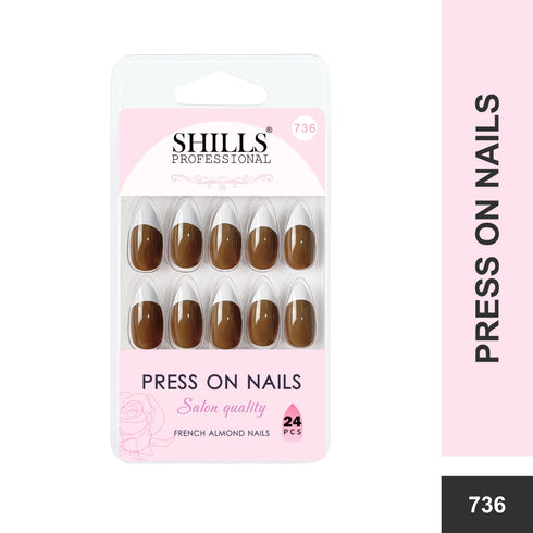 Shills Professional French Nails Sharp Almond (SPN734-SPN746)