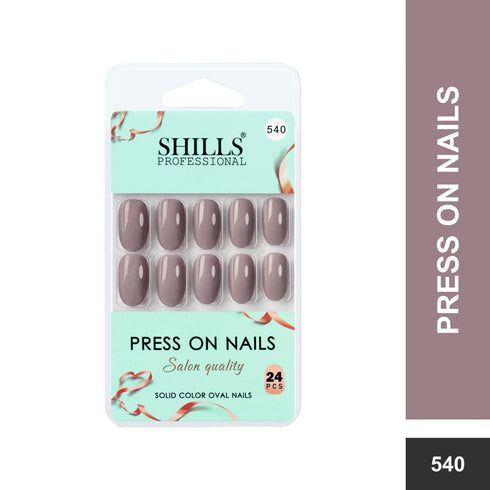Shills Professional Glossy Solid Color Nails Oval(SPN527-SPN552)
