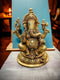 Tamas Lord Ganesh/Ganapati Brass Statue/Idol