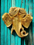 Tamas Brass Ganesh Pagari Face Wall Hanging