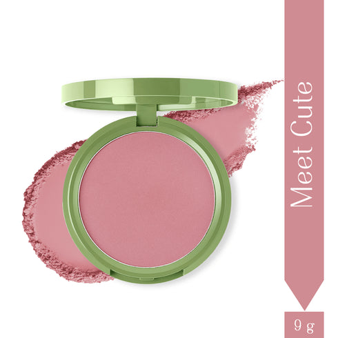 LoveChild Meet Cute | Cheek Flick Mattifying Powder Blush Rustic Brown