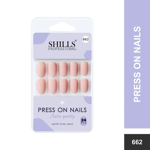 Shills Professional Matte Solid Color Nails Oval(SPN657-SPN666)