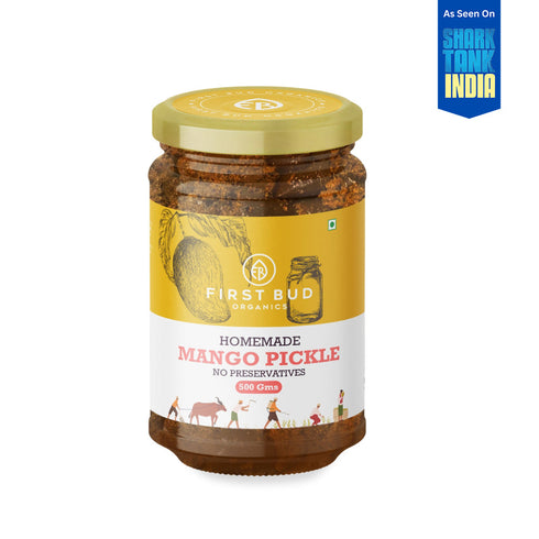 First Bud Organics Home Made Rajasthani Mango Pickle