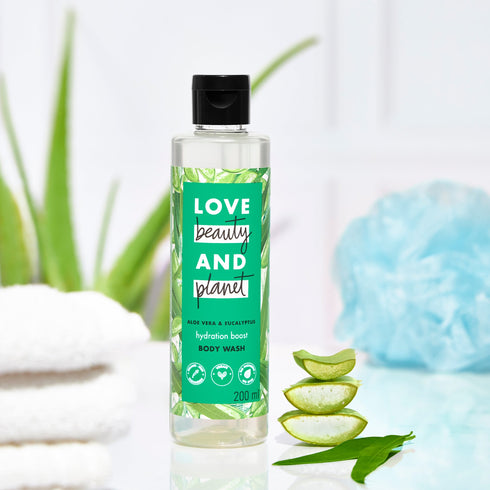Love Beauty And Planet Aloe Vera and Eucalyptis Body Wash