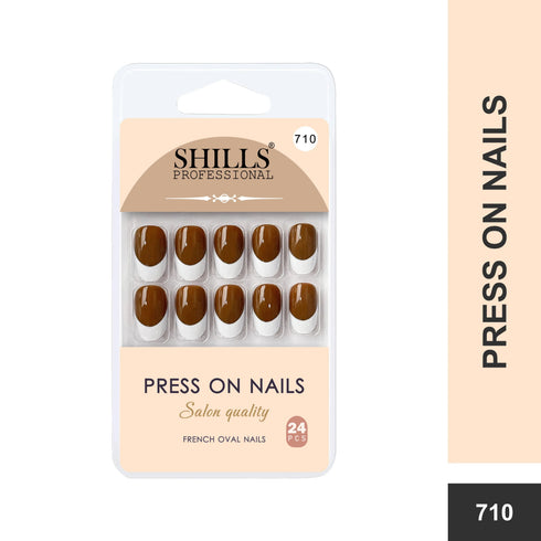 Shills Professional Press On Nail Arts Oval(SPN708-SPN720)