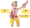 Raj Fancy Dresses Baby Krishna Yellow| Pink Dress for Janmashtami