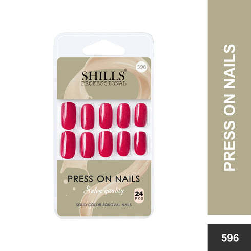 Shills Professional Glossy Solid Color Nails Square(SPN579-SPN604)