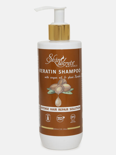 Skin Secrets India Argan Keratin Shampoo for Damaged & Weak Hair