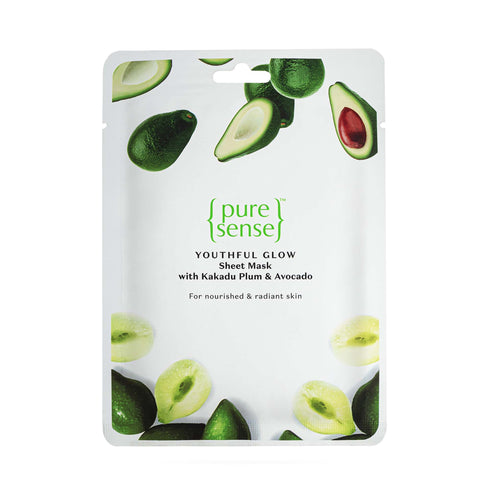 PureSense Anti-Ageing Sheet Mask with Kakadu Plum & Avocado | From the makers of Parachute Advansed