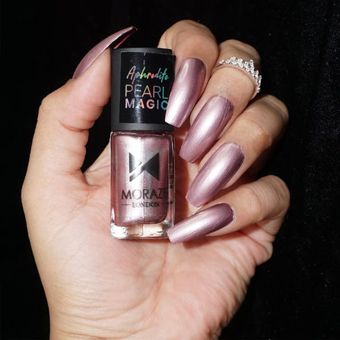 Moraze Cosmetic Aphrodite Pearl magic Nail paints