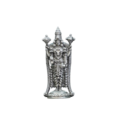 Pure Silver Antique Garud Balaji Standing Big 30G By Mahita Collections