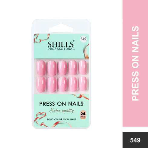 Shills Professional Glossy Solid Color Nails Oval(SPN527-SPN552)