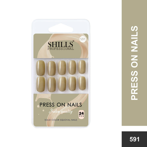 Shills Professional Glossy Solid Color Nails Square(SPN579-SPN604)